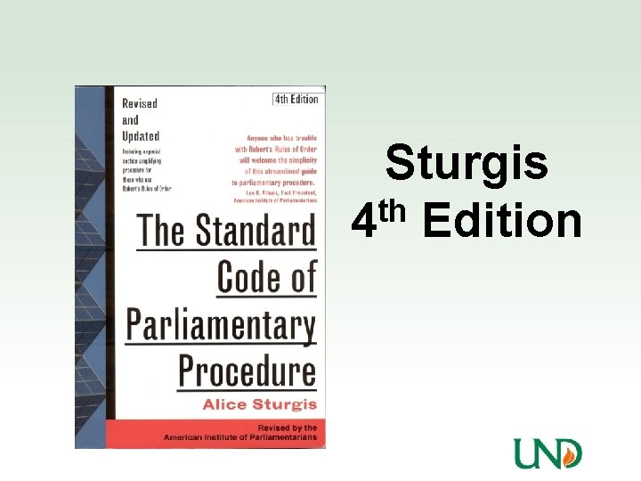 Sturgis th 4 Edition 