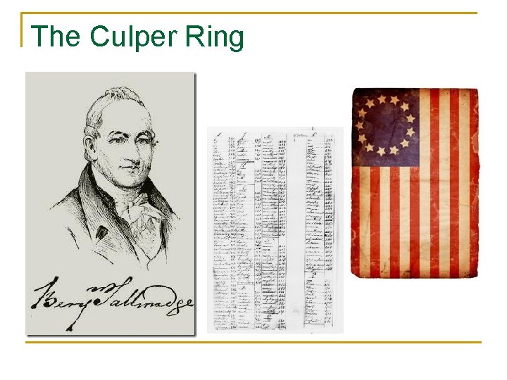 The Culper Ring 