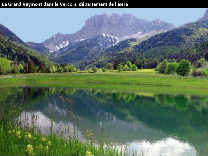 Le Grand Veymont dans le Vercors, département de l'Isère 