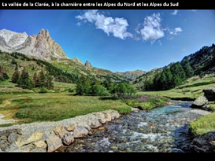La vallée de la Clarée, à la charnière entre les Alpes du Nord et