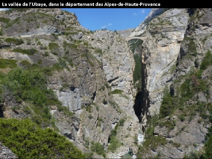 La vallée de l’Ubaye, dans le département des Alpes-de-Haute-Provence 