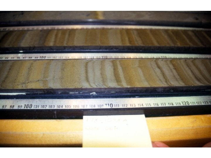 Laminations at base of Holocene section, site 1098, ~11 -11. 5 kyr BP 