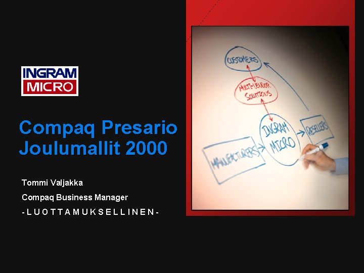 ® Compaq Presario Joulumallit 2000 Tommi Valjakka Compaq Business Manager -LUOTTAMUKSELLINEN- 