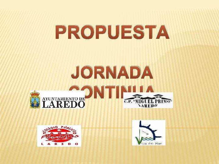 PROPUESTA JORNADA CONTINUA 