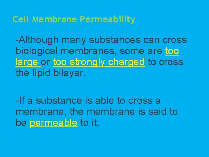 Membranes of the Cell Review The Fluid Mosaic