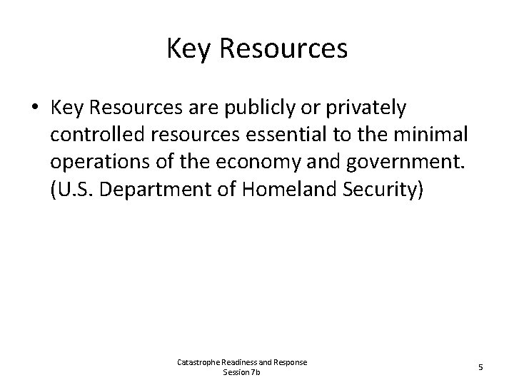 Session 7 b Critical Infrastructure Drew Bumbak Catastrophe