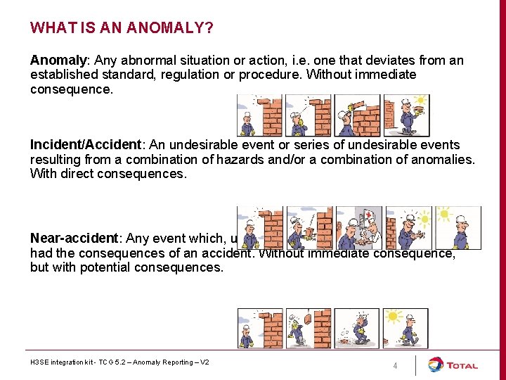 WHAT IS AN ANOMALY? Anomaly: Any abnormal situation or action, i. e. one that