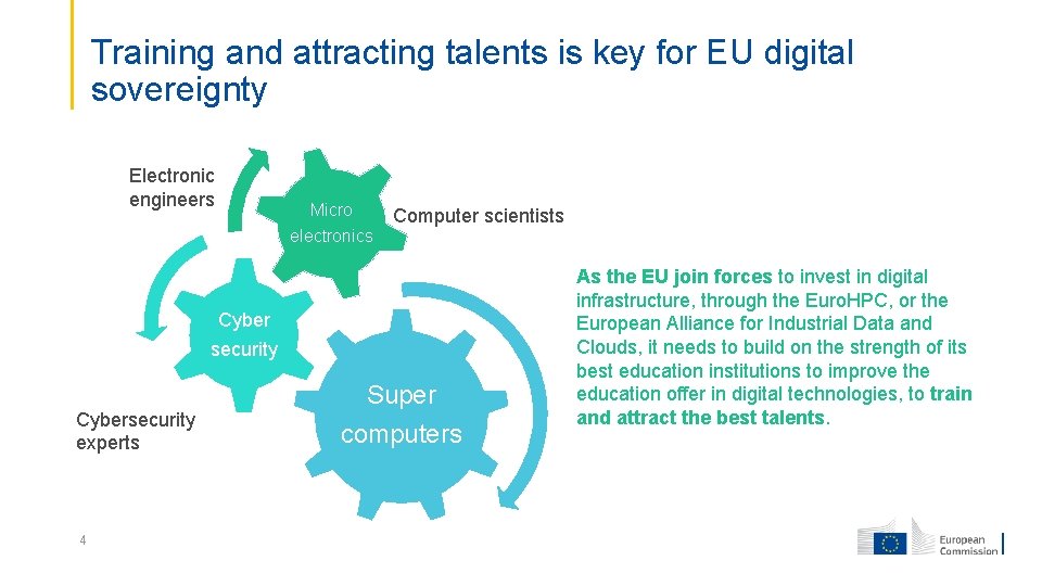Training and attracting talents is key for EU digital sovereignty Electronic engineers Micro electronics