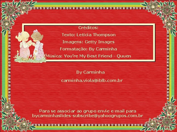 Créditos: Texto: Letícia Thompson Imagens: Getty Images Formatação: By Carminha Música: You’re My Best