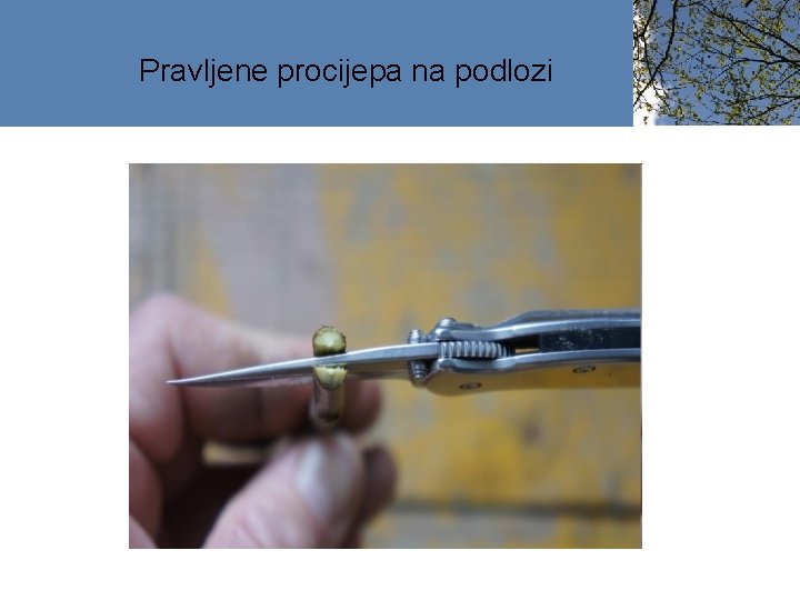 Pravljene procijepa na podlozi 