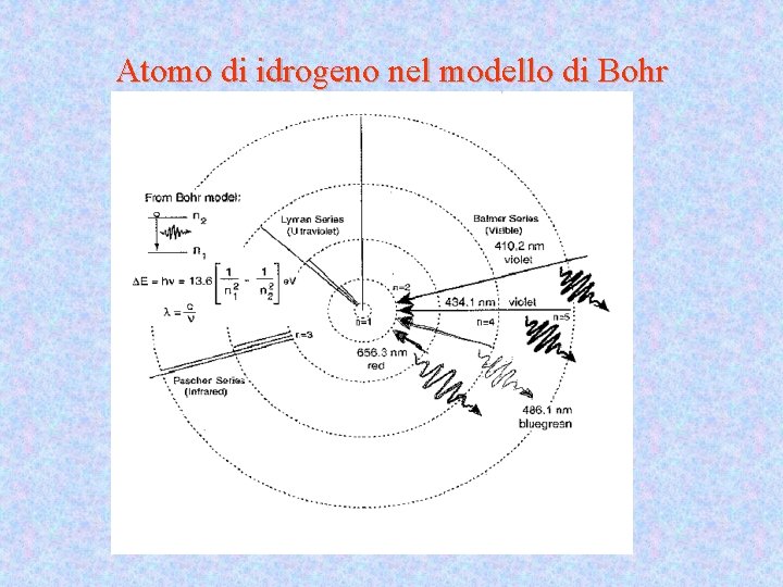 Atomo di idrogeno nel modello di Bohr 