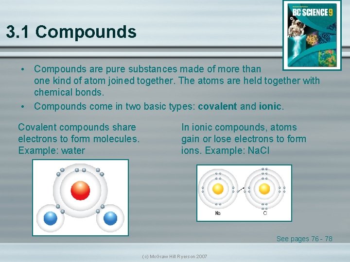 3 1 Compounds Compounds are pure substances made