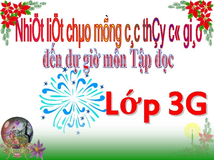 ` Lớp 3 G 