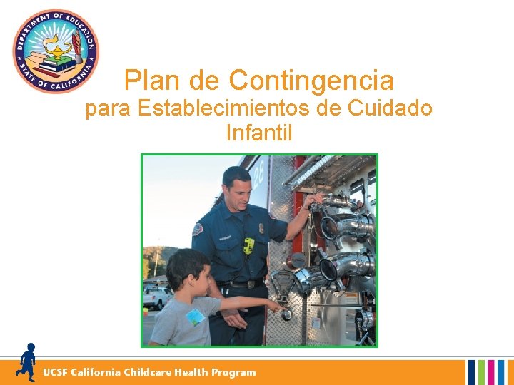Plan de Contingencia para Establecimientos de Cuidado Infantil 