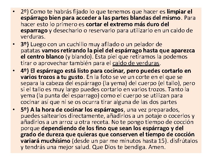  • 2º) Como te habrás fijado lo que tenemos que hacer es limpiar