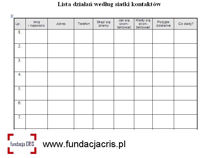 www. fundacjacris. pl 