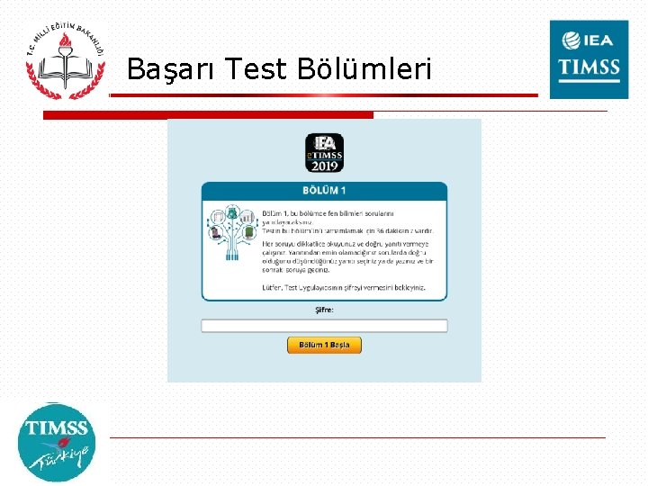 Başarı Test Bölümleri 