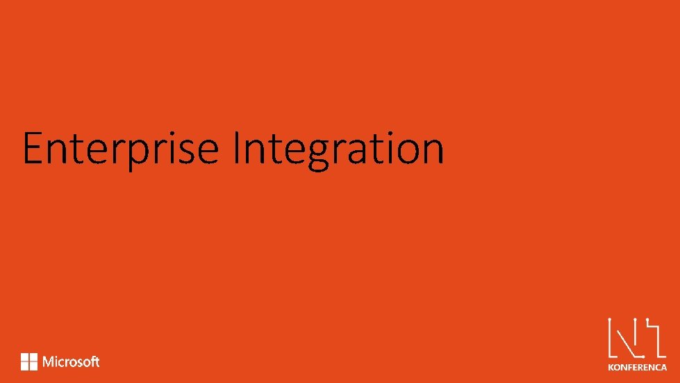 Enterprise Integration 