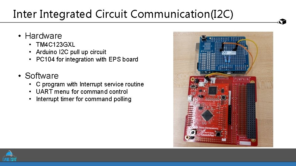 Inter Integrated Circuit Communication(I 2 C) • Hardware • TM 4 C 123 GXL Inter Integrated Circuit Communication(I 2 C) • Hardware • TM 4 C 123 GXL