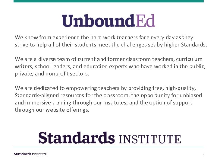 We know from experience the hard work teachers face every day as they strive