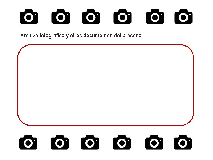 Archivo fotográfico y otros documentos del proceso. 