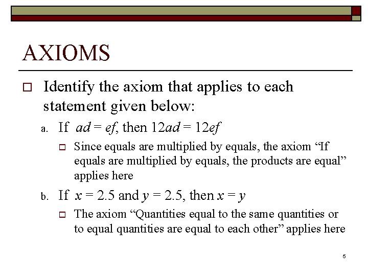 Unit 19 INTRODUCTION TO PLANE GEOMETRY 1 GEOMETRY