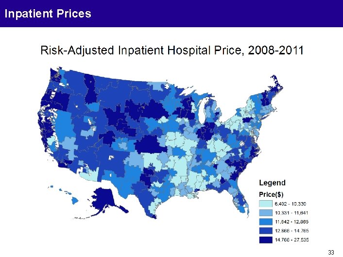 Inpatient Prices 33 