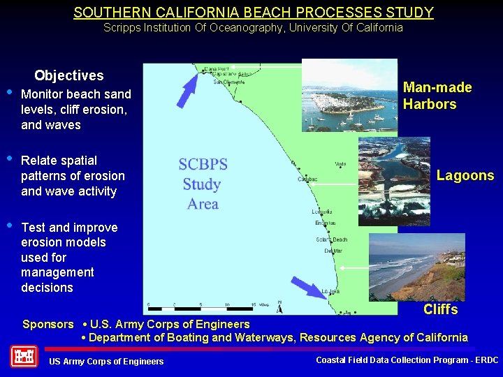 SOUTHERN CALIFORNIA BEACH PROCESSES STUDY Scripps Institution Of Oceanography, University Of California Objectives •