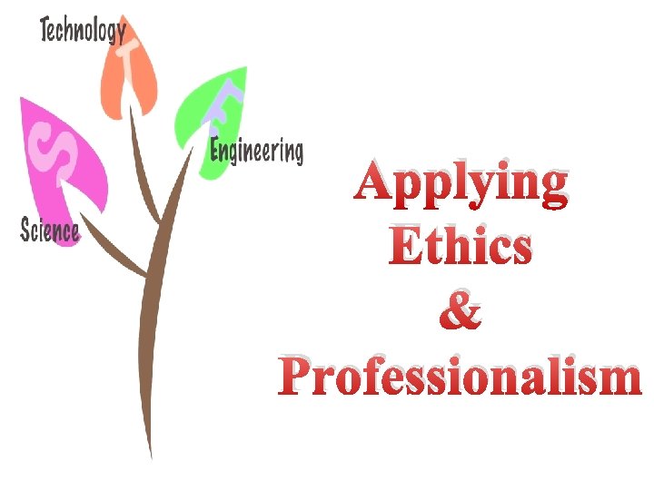 Applying Ethics & Professionalism 