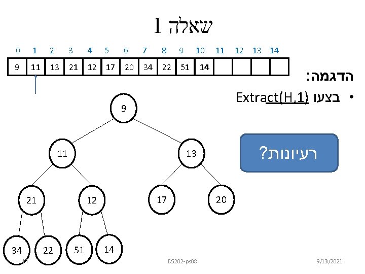  שאלה 1 12 13 14 11 10 14 הדגמה : • בצעו )