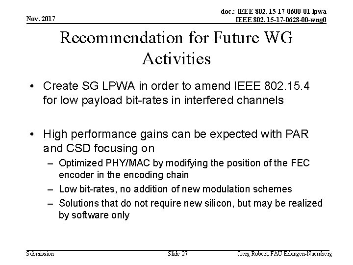 doc. : IEEE 802. 15 -17 -0600 -01 -lpwa IEEE 802. 15 -17 -0628