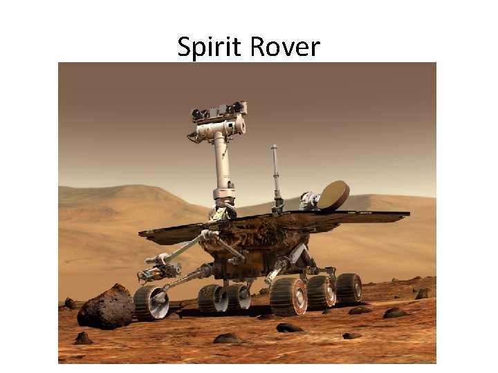 Spirit Rover 