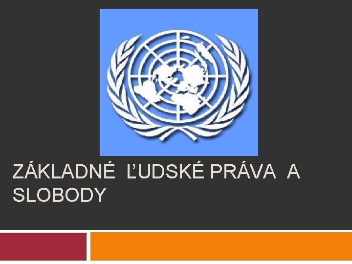 ZÁKLADNÉ ĽUDSKÉ PRÁVA A SLOBODY 