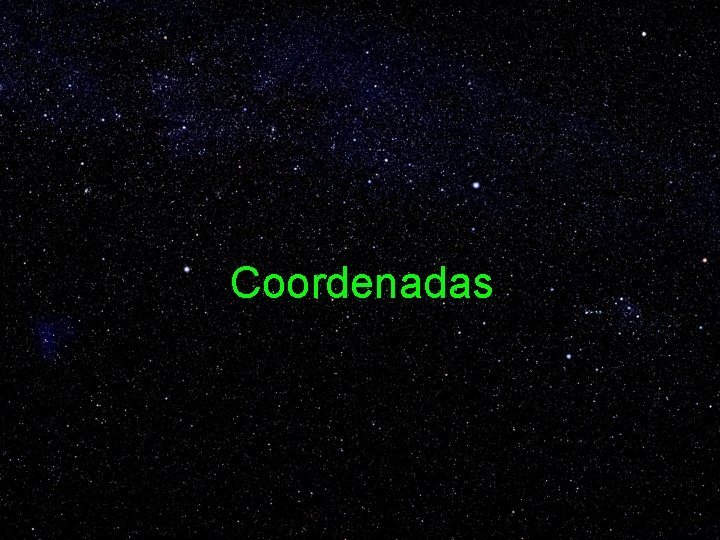 Coordenadas 