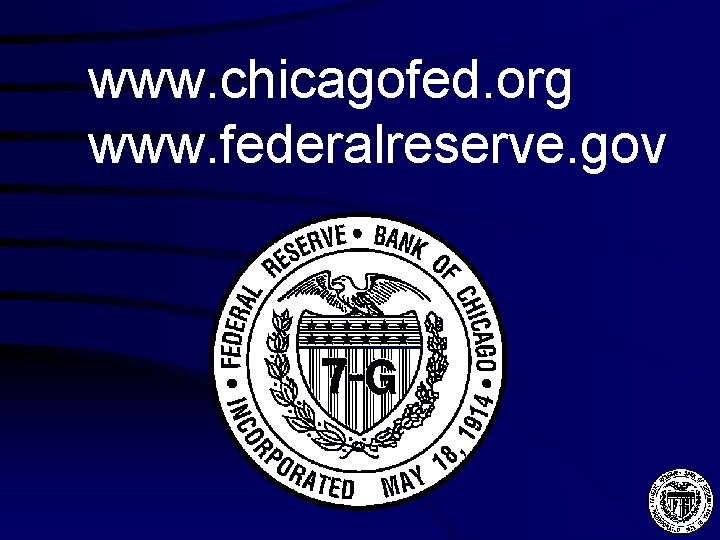 www. chicagofed. org www. federalreserve. gov 