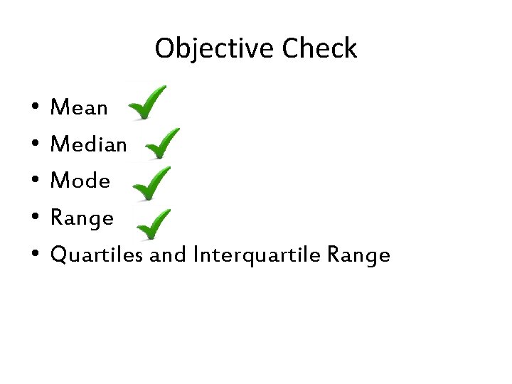 Mean Median Mode and Range Did You Know