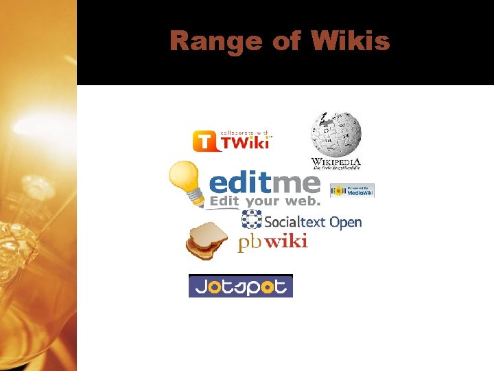 Range of Wikis 