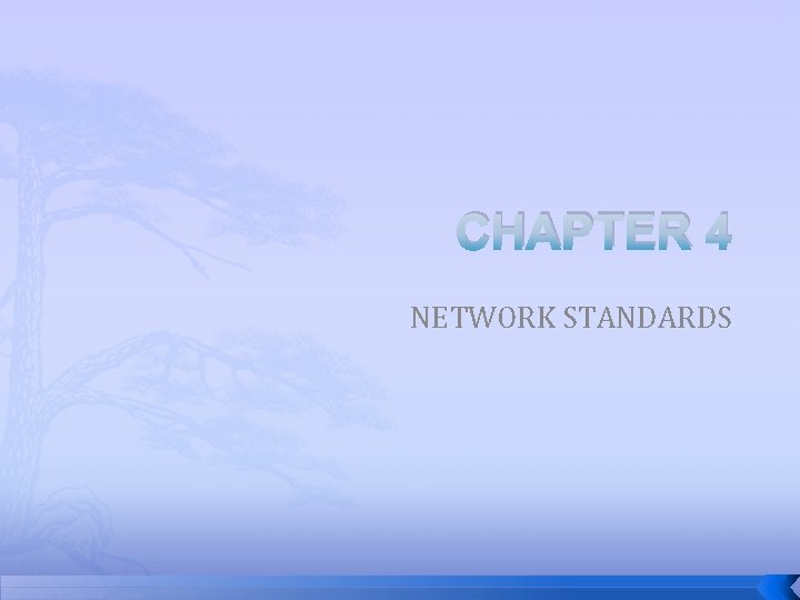 CHAPTER 4 NETWORK STANDARDS Introduction Standards allows the