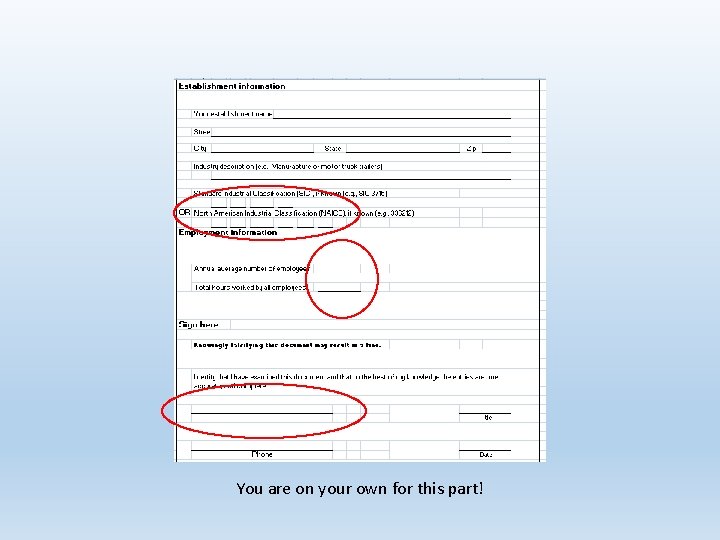 You are on your own for this part! 