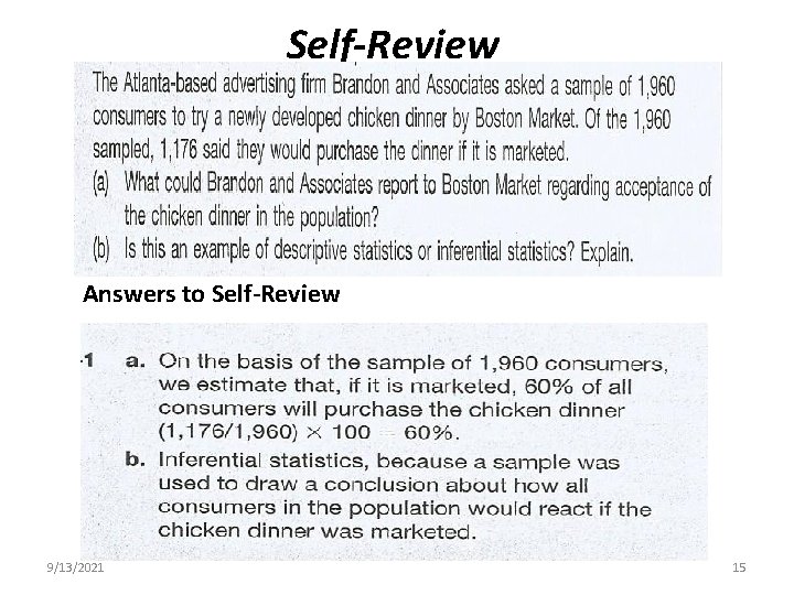 Self-Review Answers to Self-Review 9/13/2021 15 Self-Review Answers to Self-Review 9/13/2021 15