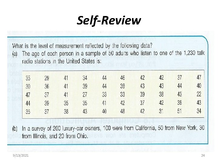 Self-Review 9/13/2021 24 Self-Review 9/13/2021 24