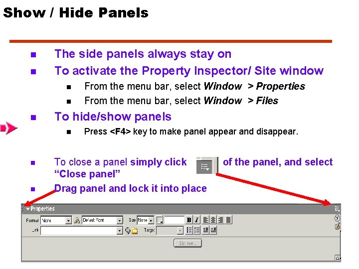 Introduction to Multimedia Lecture 5 Setting up a