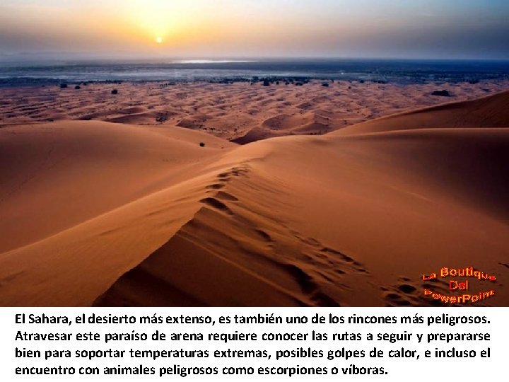 El Sahara, el desierto más extenso, es también uno de los rincones más peligrosos.