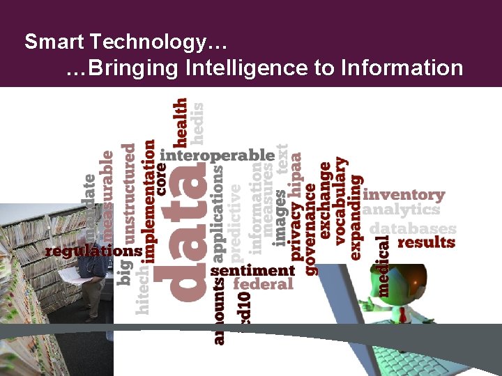 Smart Technology… …Bringing Intelligence to Information 