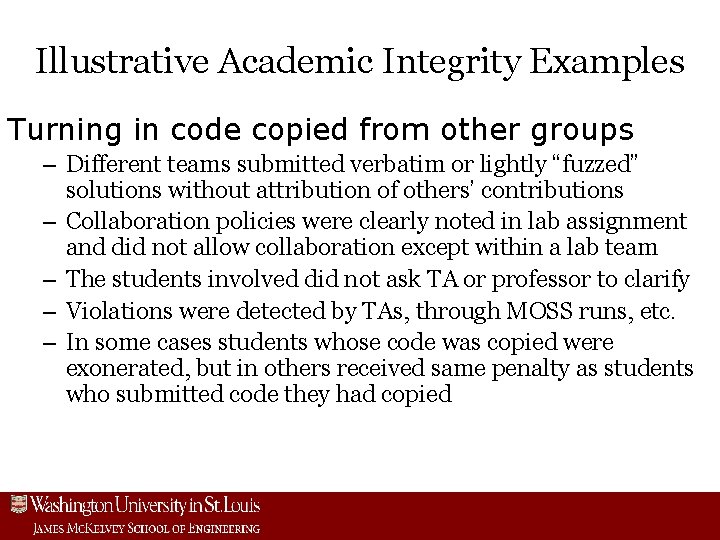 Why Academic Integrity Matters Cheating costs everyone something