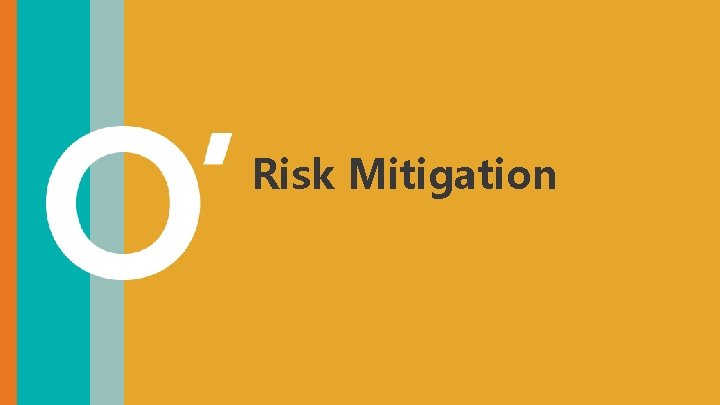 Risk Mitigation 