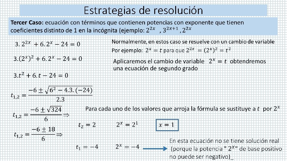 Estrategias de resolución • 