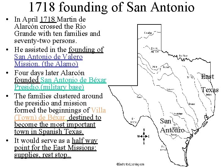 1718 founding of San Antonio • In April 1718 Martin de Alarcón crossed the 1718 founding of San Antonio • In April 1718 Martin de Alarcón crossed the