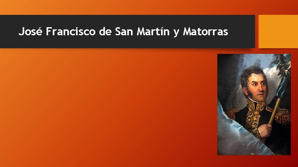 José Francisco de San Martín y Matorras 