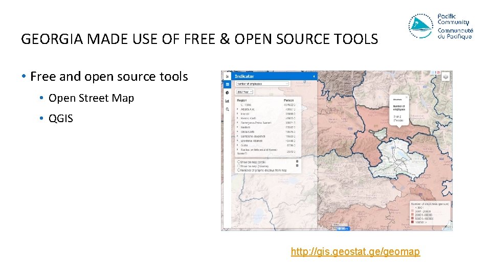 GEORGIA MADE USE OF FREE & OPEN SOURCE TOOLS • Free and open source